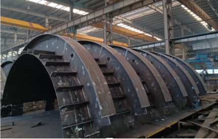 Custom Mining Equipment Steel Structure | Hopper, Cyclone & Kiln Hood
