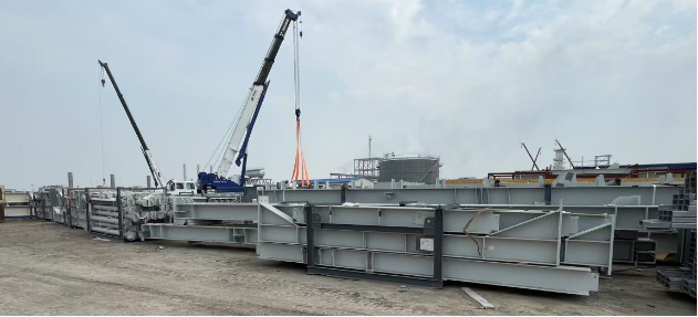 Custom Petrochemical Module Steel Structure | Equipment Platform & Pipe Rack