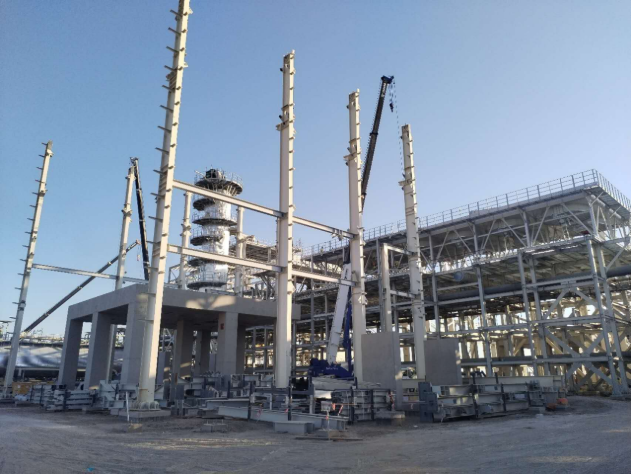 Custom Petrochemical Module Steel Structure | Equipment Platform & Pipe Rack